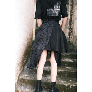 REJJ "Alone" Irregular Half Skirt