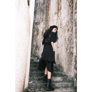 REJJ "Alone" Irregular Half Skirt