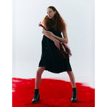 Load image into Gallery viewer, REJJ &quot;Hurt&quot; Floral Hollow Pearl Tulle Half Skirt
