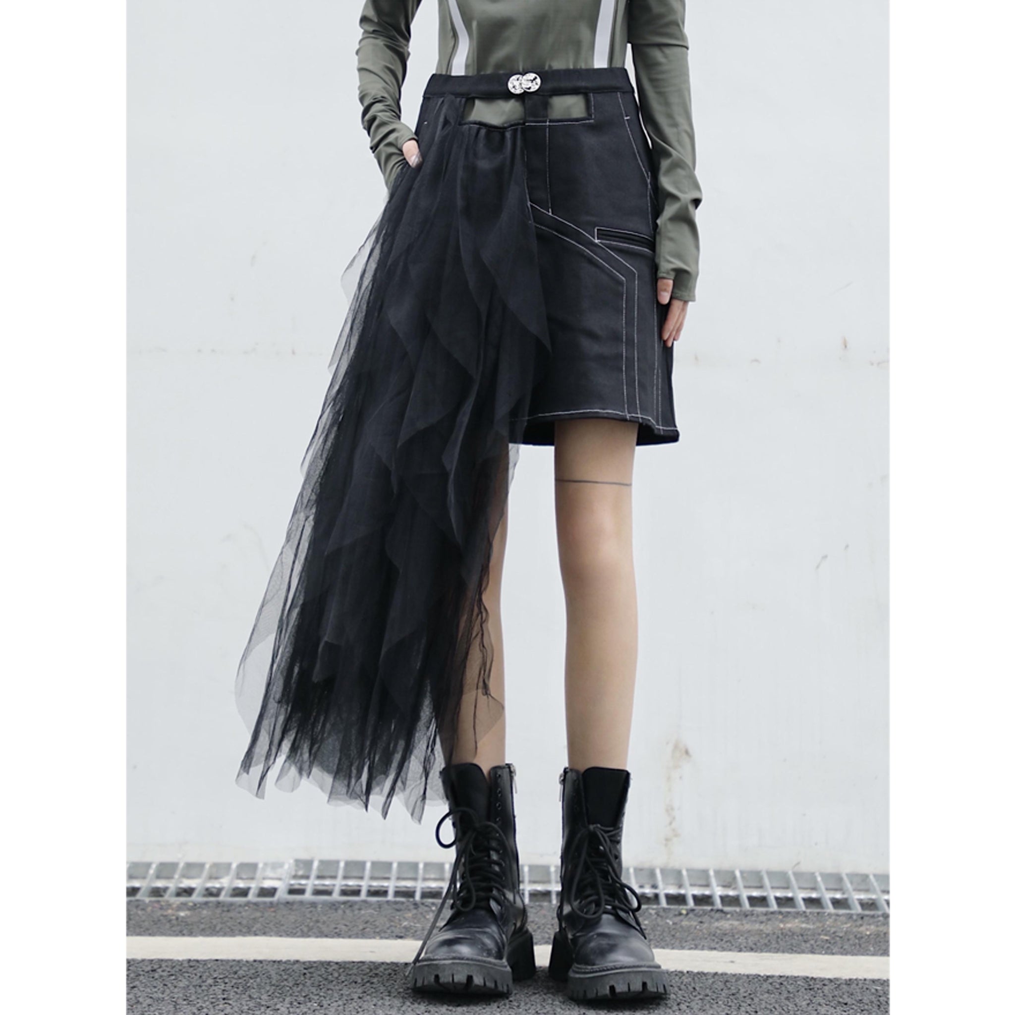 REJJ "Rebirth" Cowboy Tulle Skirt